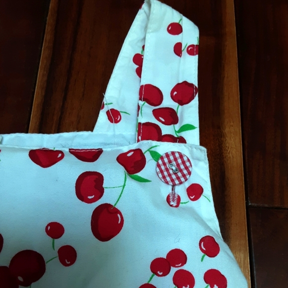 MAGGIE & ZOE CHERRY PICKING DOLLY & ME DRESSES 6X - Picture 2 of 5